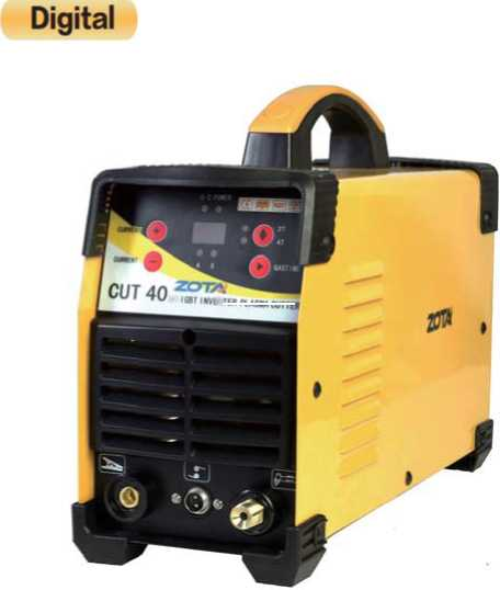 Cut-40/60 Plasma Cutter with Internal pre/Adjustable post-flow,2T/4T,Digital meter and O.H. & O.C indicator